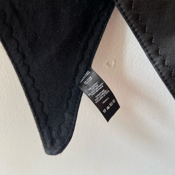 3/$25 Dynamite Pleather Triangle Scarf GUC - Picture 2 of 6